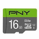 کارت حافظه microSDXC پی ان وای مدل Elite ظرفیت 16 گیگابایت به همراه آداپتور SD