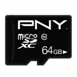 کارت حافظه microSDXC پی ان وای مدل PERFORMANCE PLUS ظرفیت 64 گیگابایت به همراه آداپتور SD