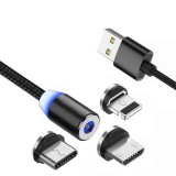 کابل تبدیل USB به Lightning / microUSB / USB-C ترانیو مدل XS4